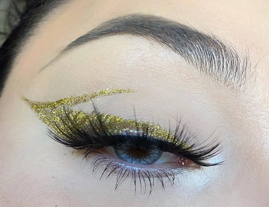 18 K Gold Glitter Liner