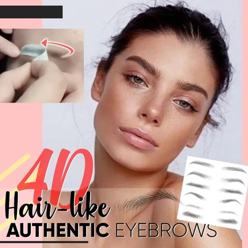 4D Hair-like Authentic Eyebrows (10 pairs * 2pcs)