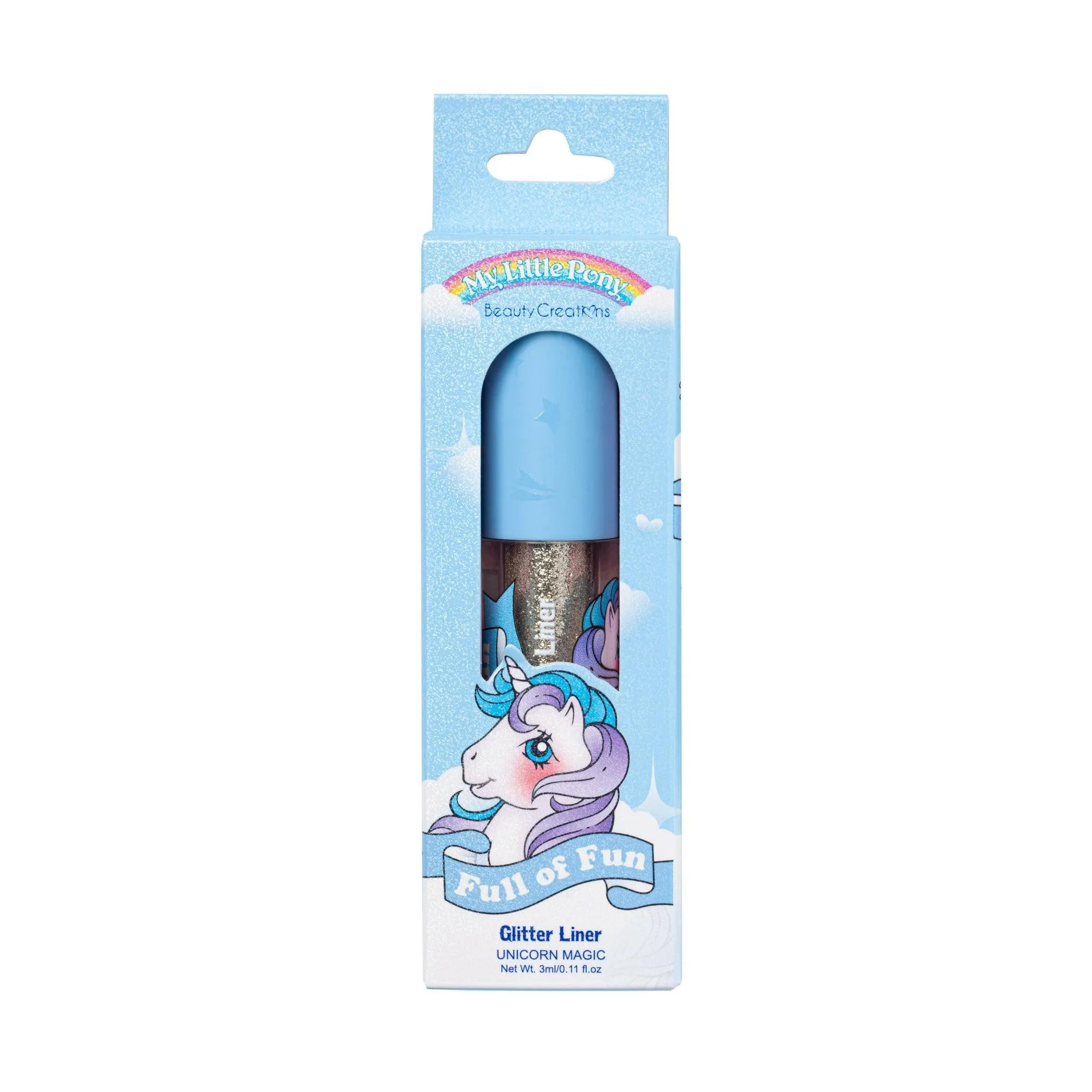 Beauty Creations x My Little Pony "Full of Fun: Unicorn Magic" Silver Glitter Liner