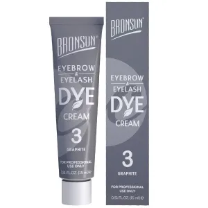 Bronsun Lash & Brow Cream Dye - Graphite #3 - 15ml