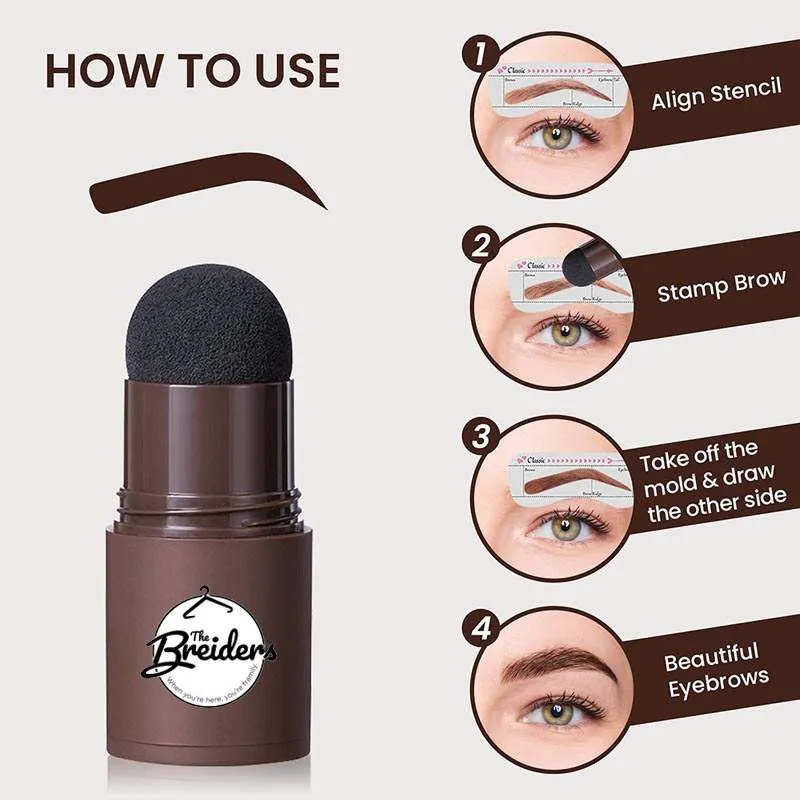 *Eyebrow Stamp Set - BROWN