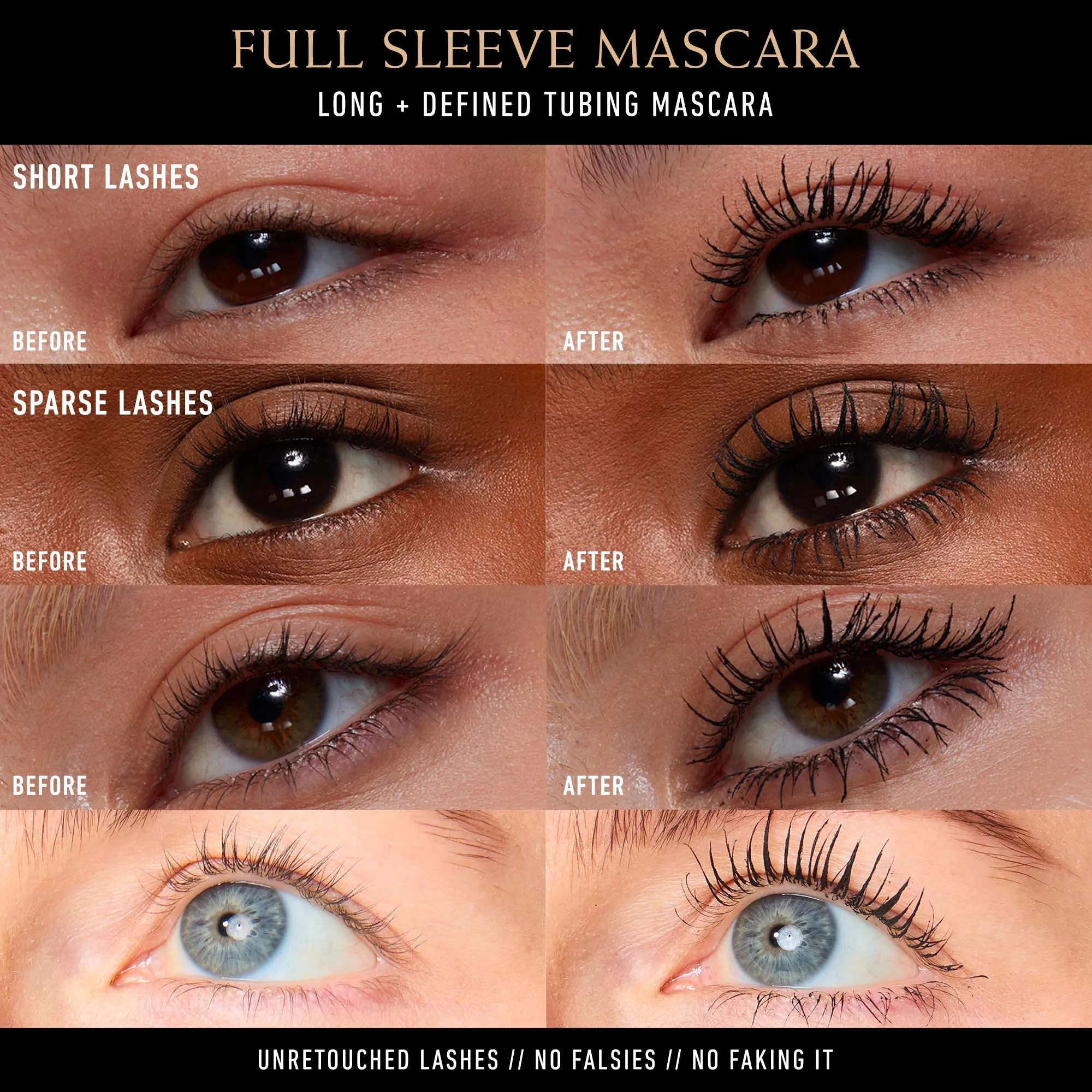 Full Sleeve Long   Defined Tubing Mascara