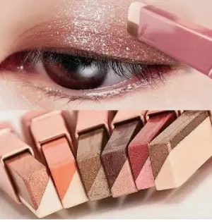 Lazy Eyeshadow Stick Stereo Gradient Shimmer Double Color Eye Shadow Pen Waterproof Easy To Wear Eyeshadow