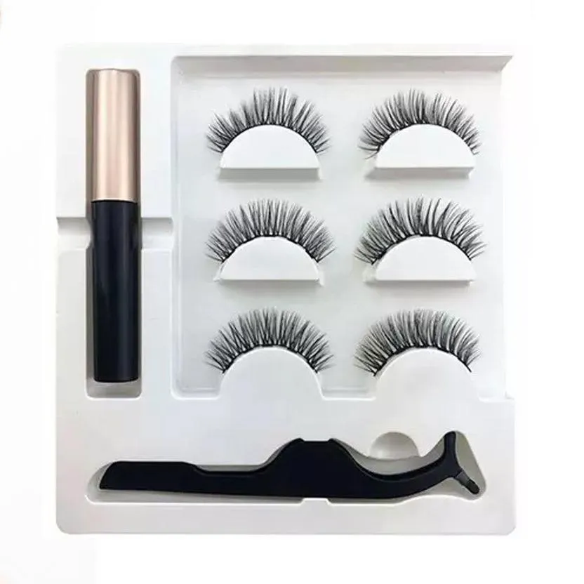 Professional Long Lasting Magnetic Eyeliner And Eyelash Kit