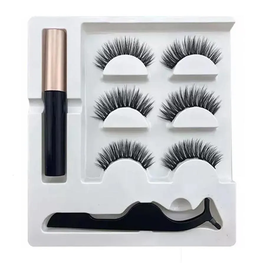 Professional Long Lasting Magnetic Eyeliner And Eyelash Kit