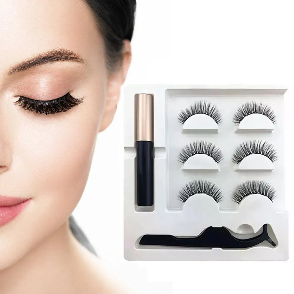 Professional Long Lasting Magnetic Eyeliner And Eyelash Kit