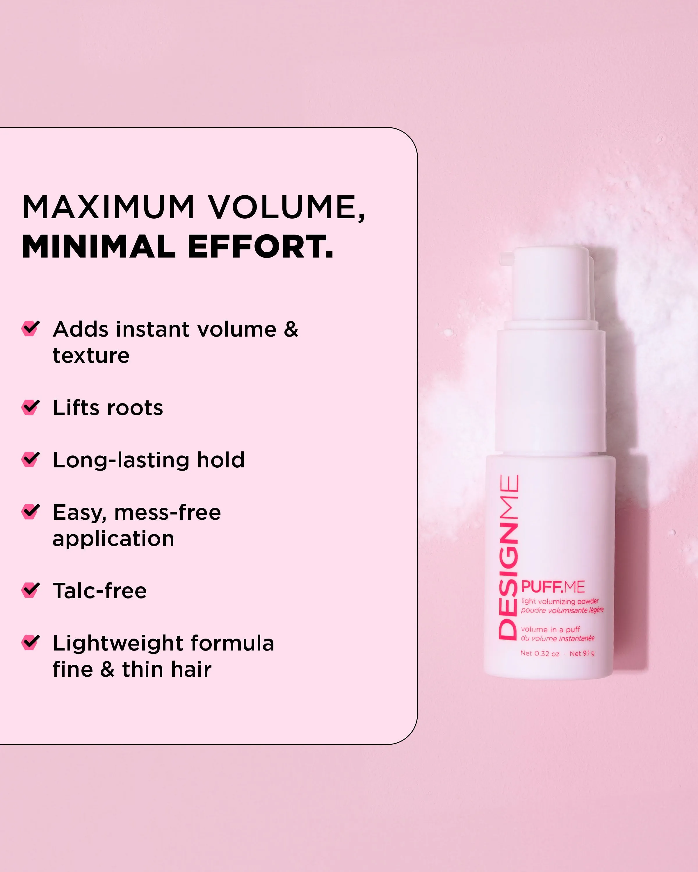 PUFF.ME Light • Volumizing Powder