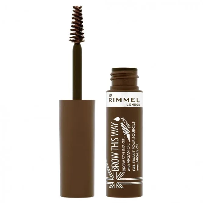 Rimmel London Brow This Way Styling With Argan Oil Eyebrow Gel 002 Medium Brown