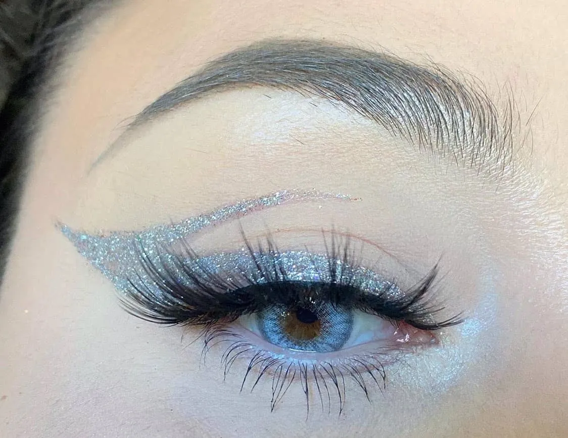 Silver Glitter Liner