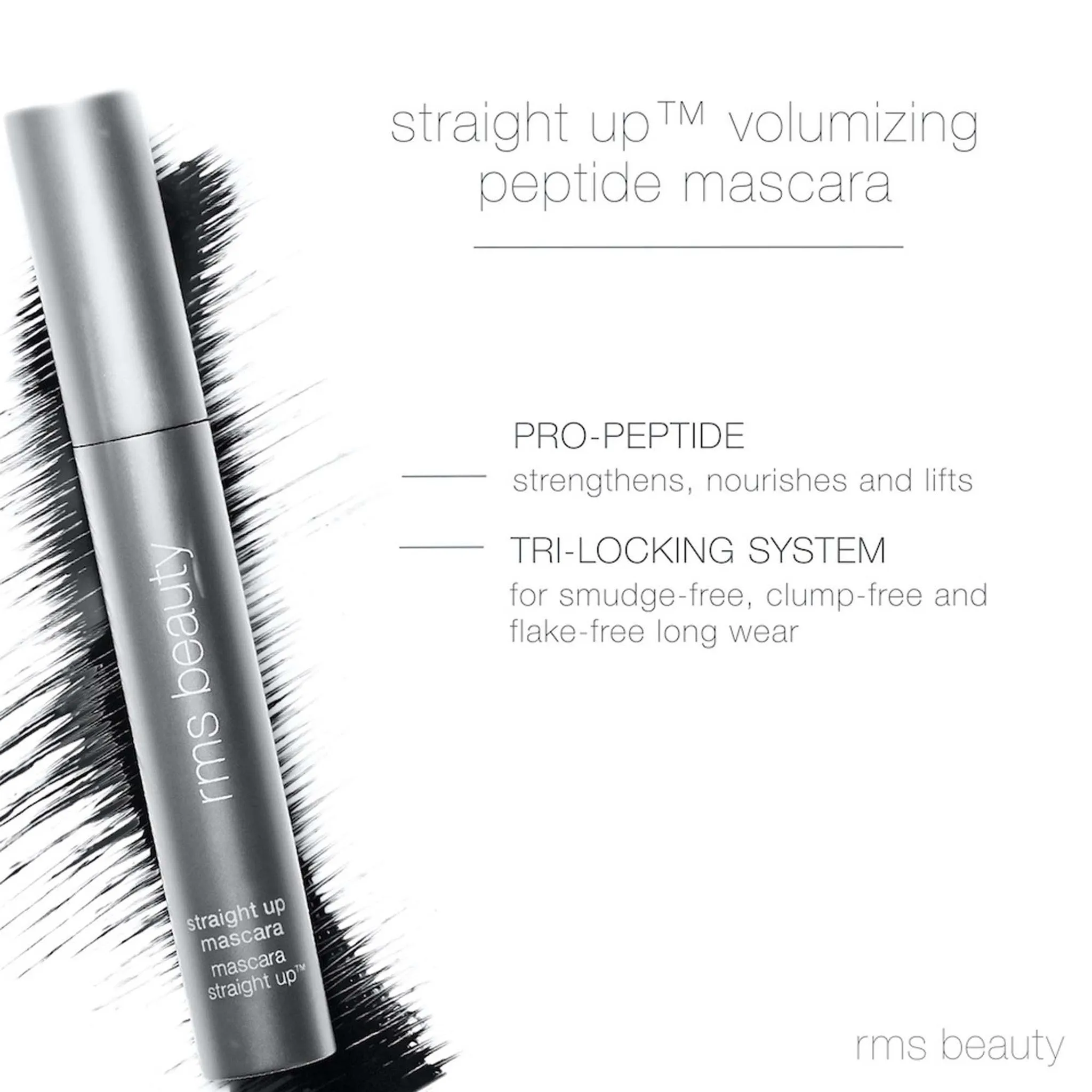 Straight Up Volumizing Peptide Mascara