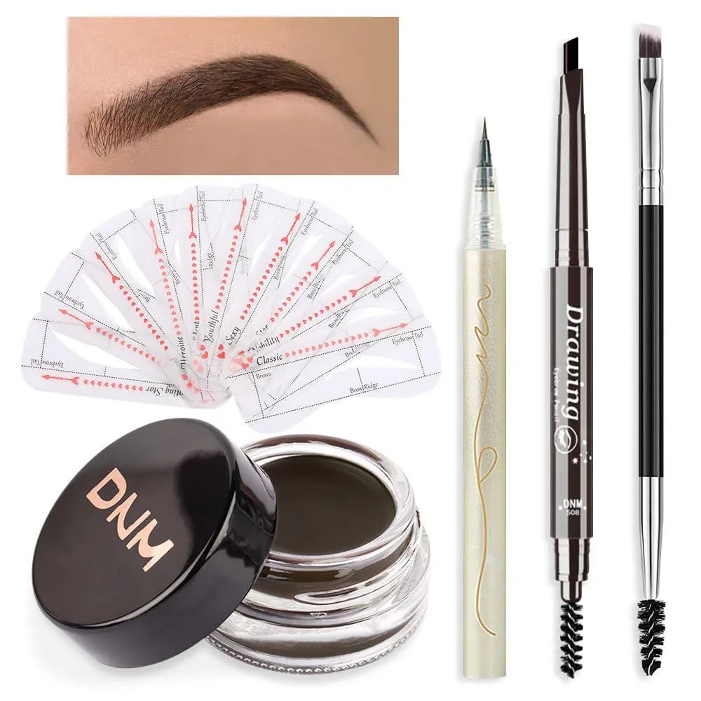 Waterproof Eyebrow Stamp Pencil Kit  for Eyebrows